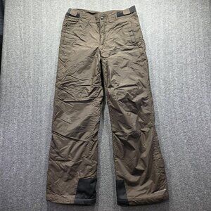Columbia Snow Pants Youth 18/20 Brown Omni-Shield Waterproof Ski Insulated